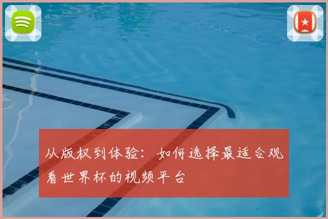 从版权到体验：如何选择最适合观看世界杯的视频平台