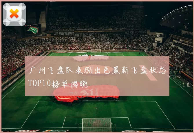 广州飞盘队表现出色最新飞盘状态TOP10榜单揭晓
