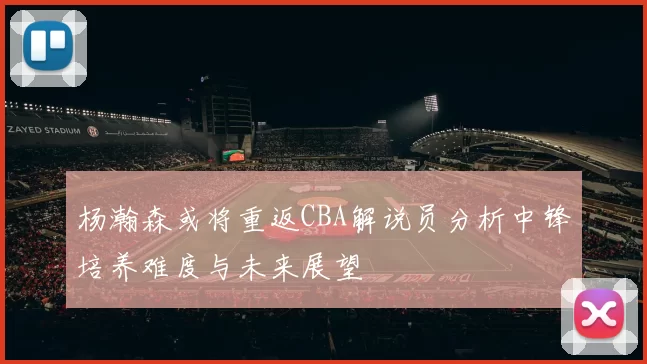 杨瀚森或将重返CBA解说员分析中锋培养难度与未来展望